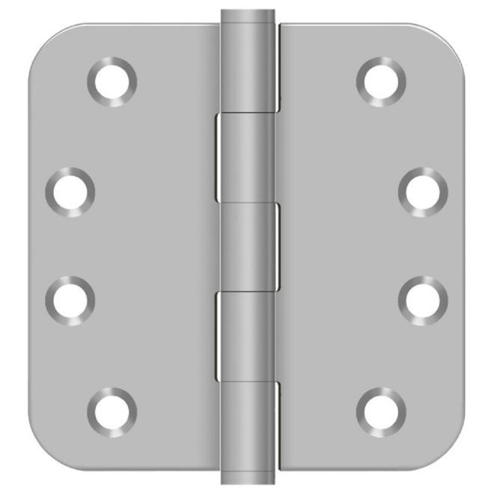 Deltana SS44R5U32D-R Full Mortise Door Hinge, Satin Stainless Steel, 4" x 5/8"