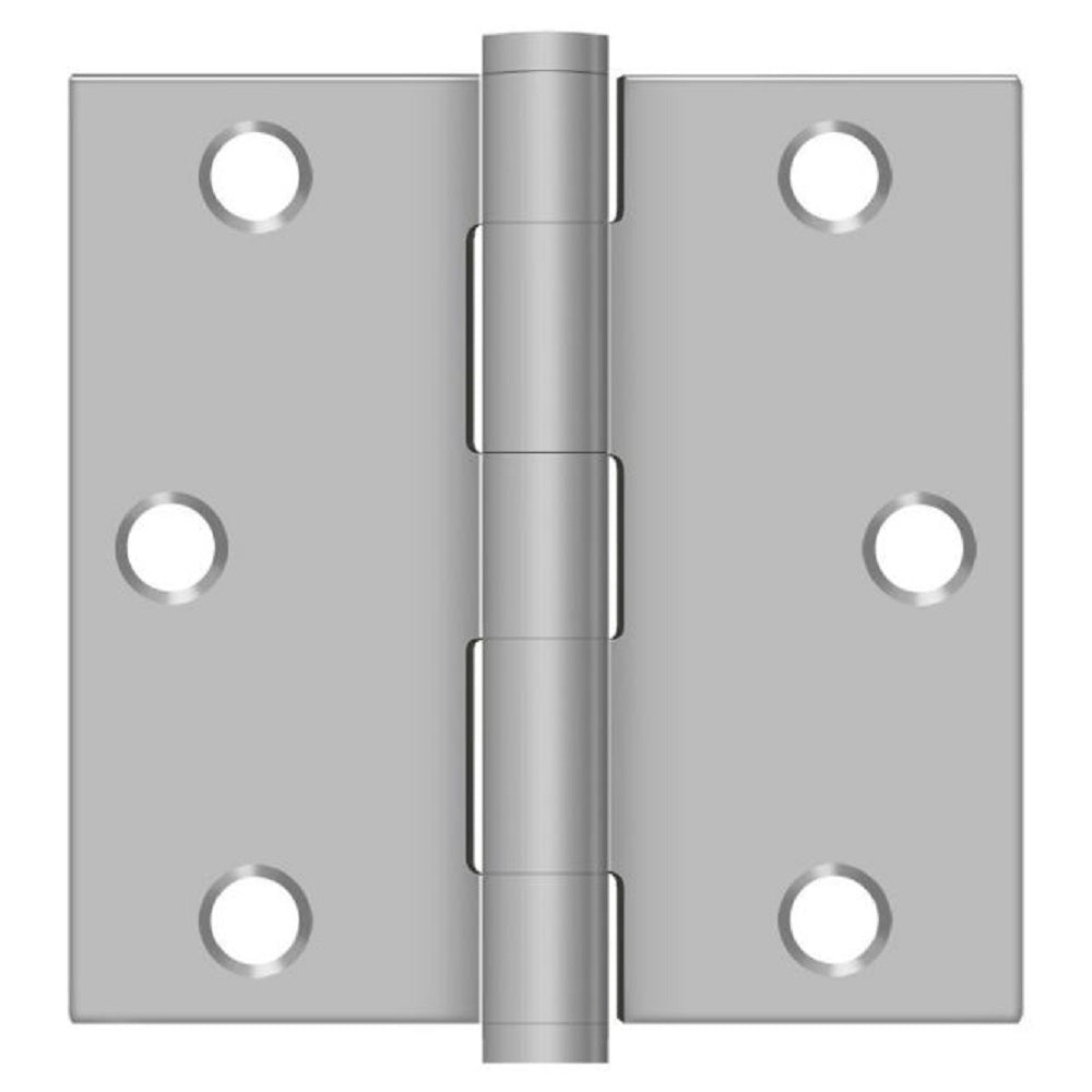 Deltana SS35U32D-R Full Mortise Door Hinge, Satin Stainless Steel, 3-1/2"