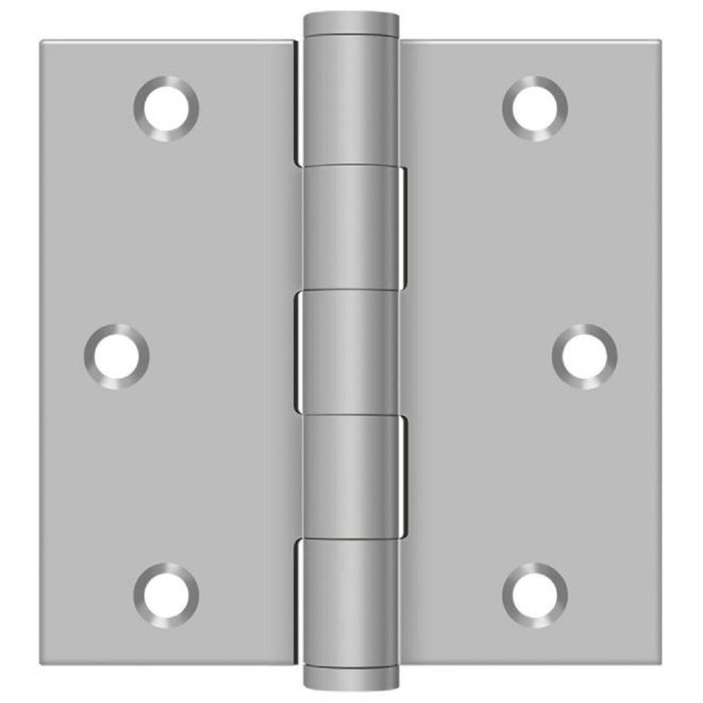 Deltana SS33U32 Full Mortise Door Hinge, Bright Stainless Steel, 3" x 3"