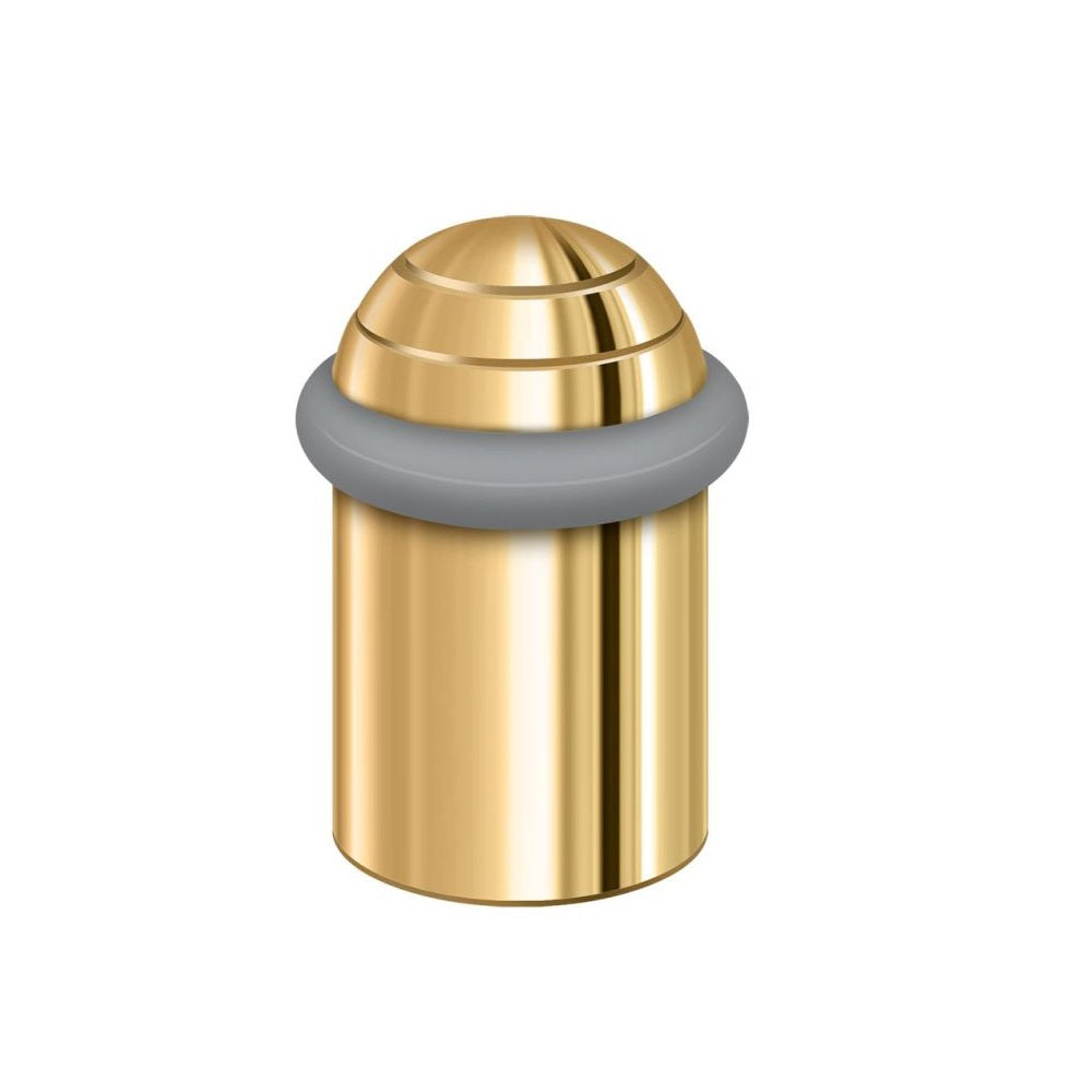 Deltana UFBD5000CR003 Round Dome Cap Floor Bumper, 2", Lifetime Brass