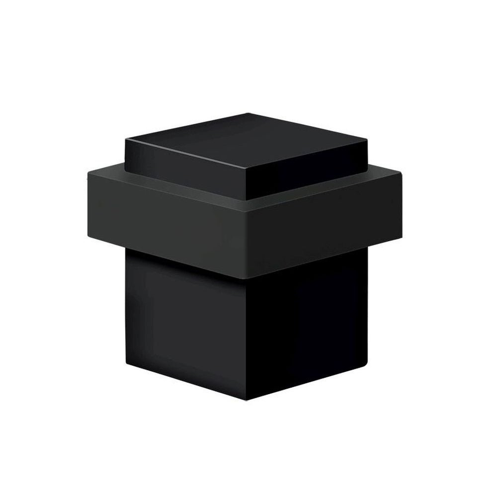 Deltana UFBS138U19 Square Universal Floor Bumper, Black