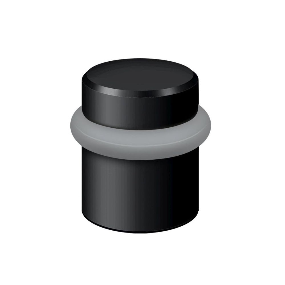 Deltana UFB4505U19 Round Universal Floor Bumper, 1-1/2", Black