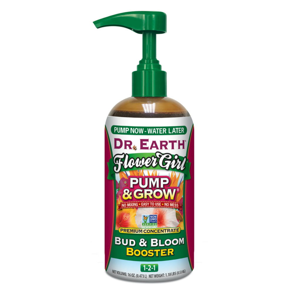 Dr. Earth 1080 Flower Girl Pump & Grow Bud and Bloom Booster, 16 Oz