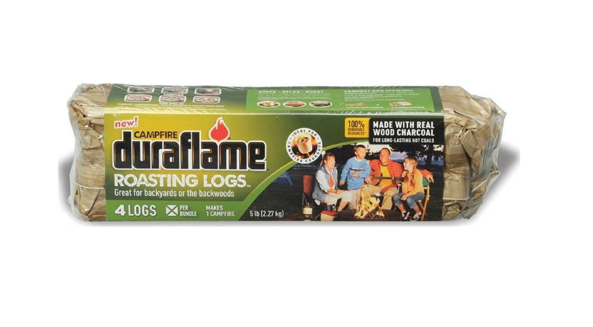 Duraflame 00497 Campfire Roasting Firelog Bundle, 4 Logs