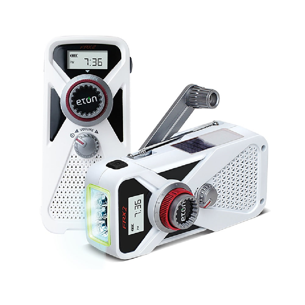Eton ARCFRX2WXW American Red Cross LED Crank Radio/Flashlight, White