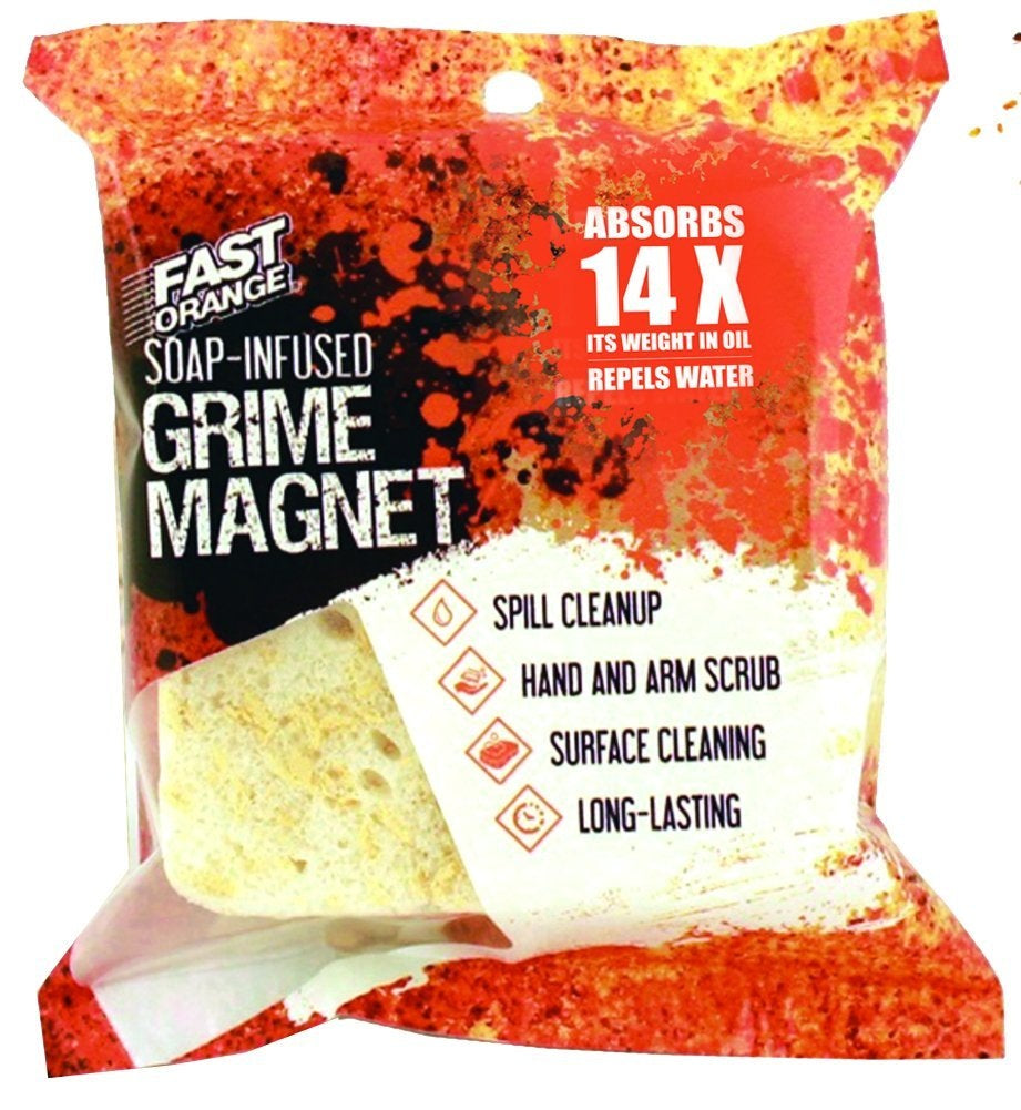 Fast Orange 25106 Soap Infused Grime Magnet Sponge