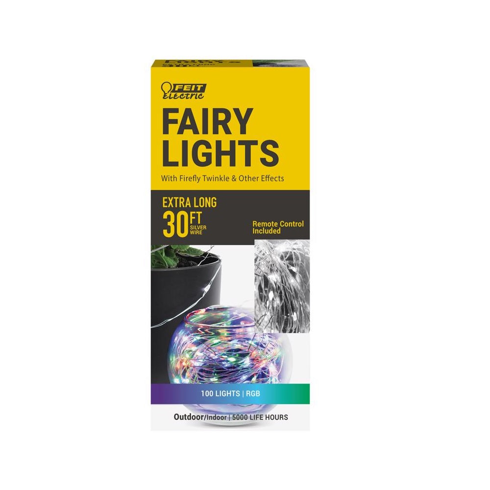 Feit Electric FY30-100/RGBSLV LED Fairy String Lights, 30 Feet — LIfe