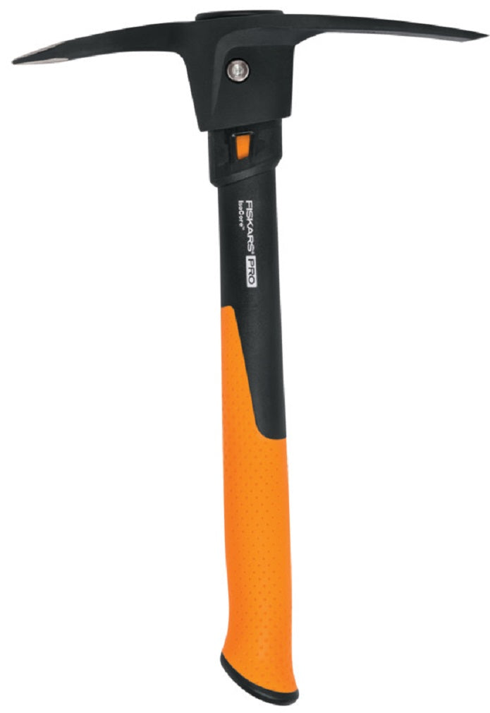 Fiskars 751220-1001 Pro IsoCore Pick, Soft-Grip Handle, Steel Head