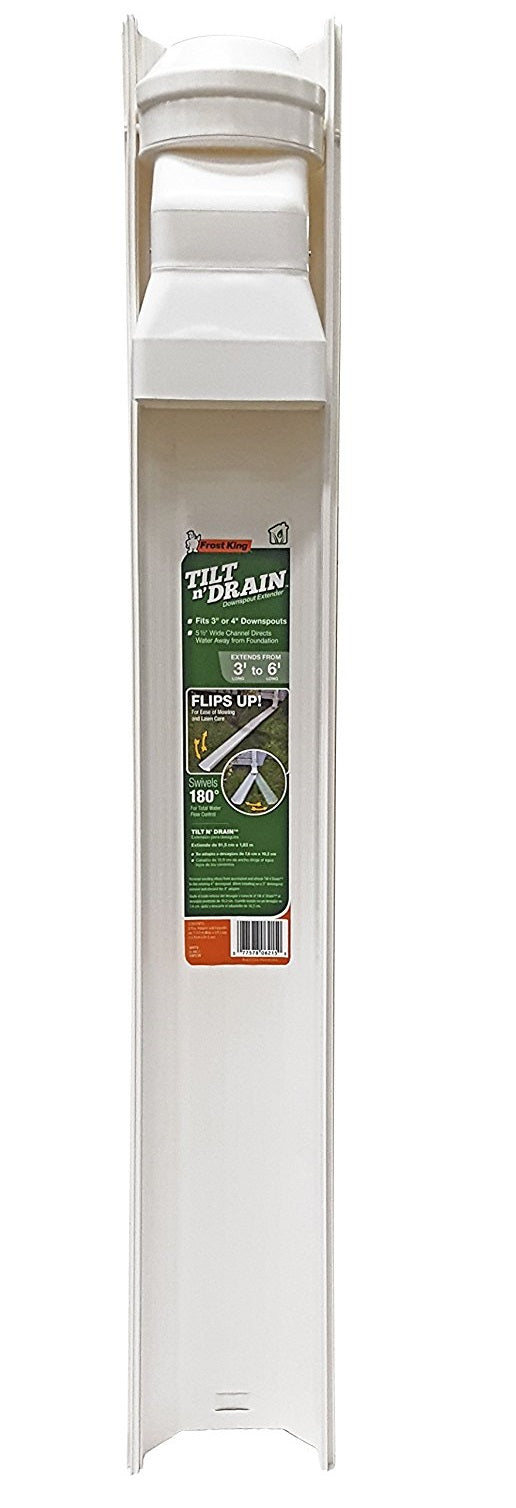 Buy tilt and drain downspout - Online store for building material & supplies, pvc gutter in USA, on sale, low price, discount deals, coupon code