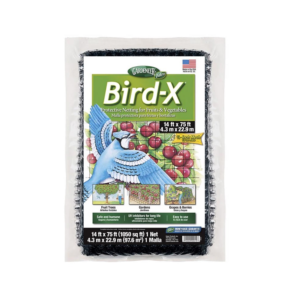 Gardeneer BN-5 Bird-X Bird Netting, 14 Feet x 75 Feet