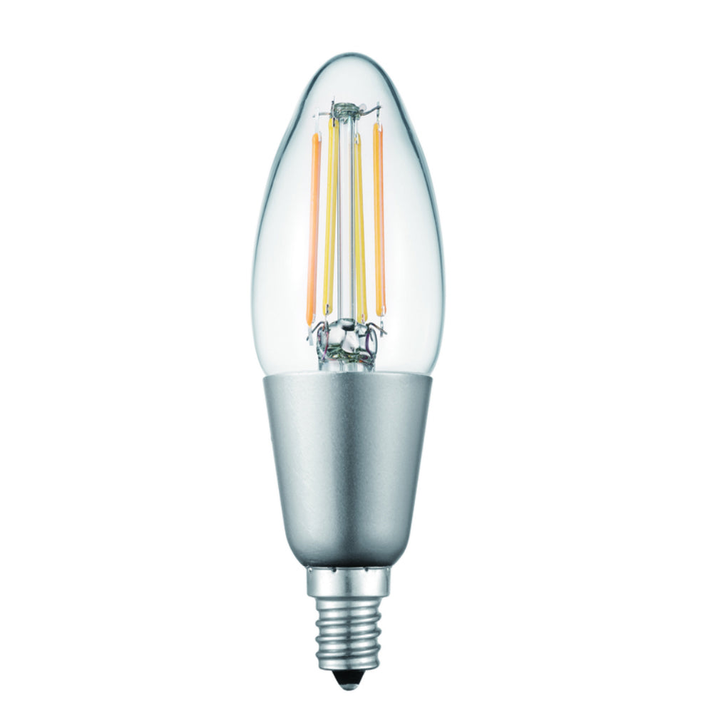 Globe 34918 Edison B11 Smart WiFi LED Bulb, 40 watts