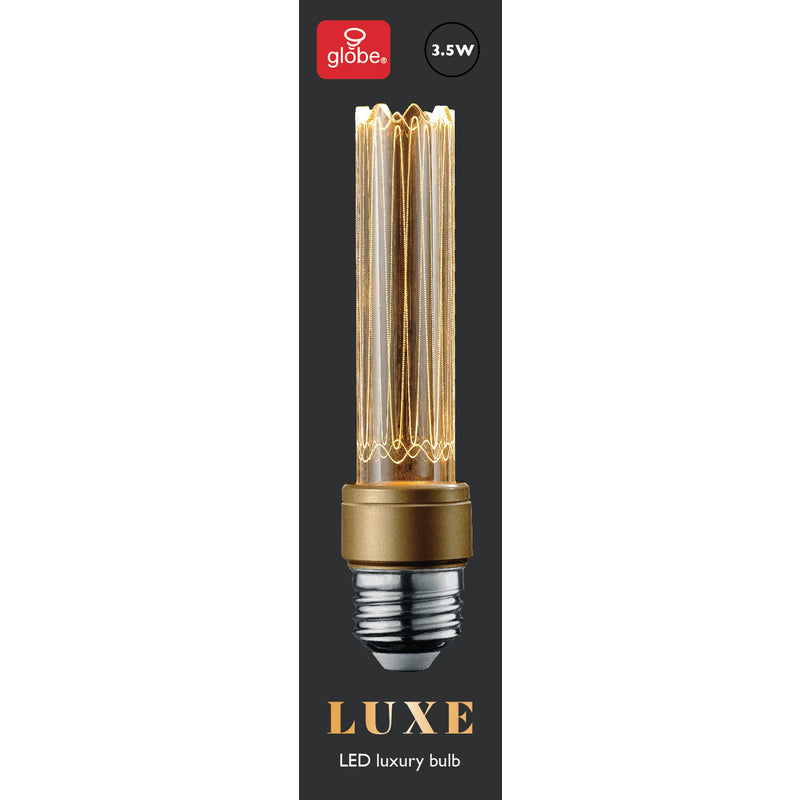 Globe Electric 35885 Filament LED Bulb, Amber Soft White, 3 Watt