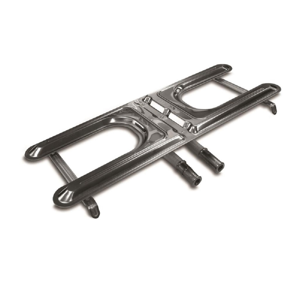 Grillmark 23513A Universal H-Double Burner, 19.5", Stainless Steel