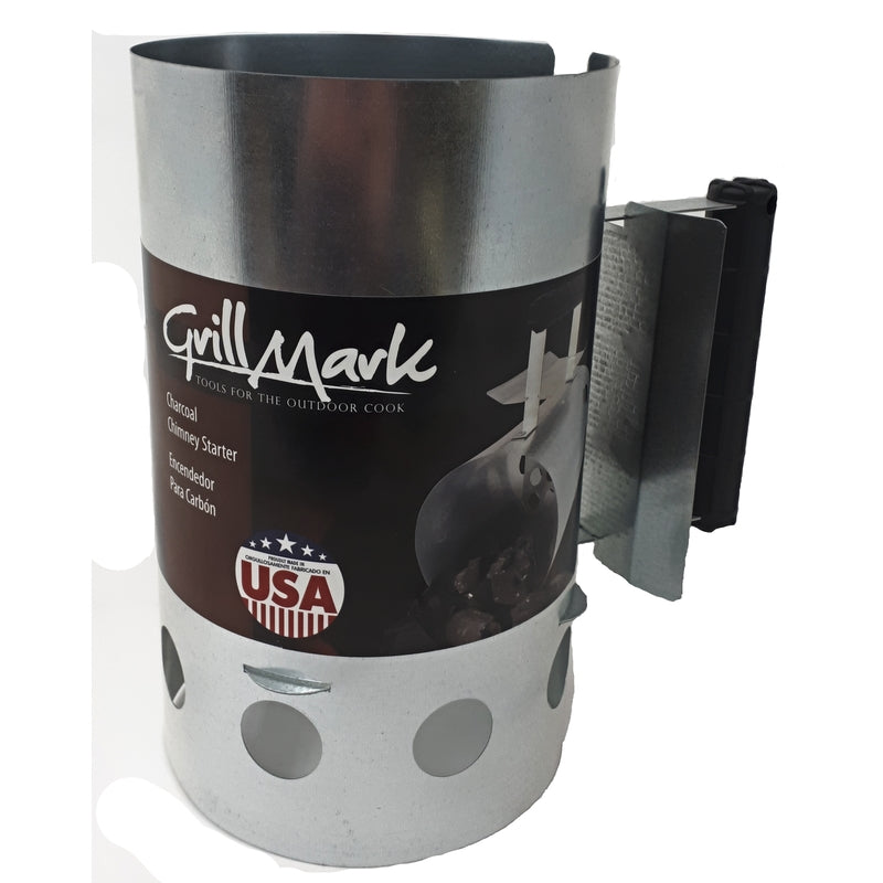 Grillmark 39470A Charcoal Chimney Starter, Tin