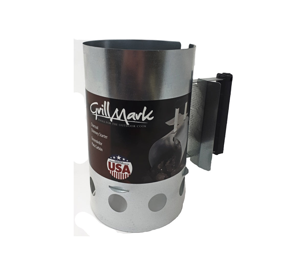 Grillmark 39470A Charcoal Chimney Starter, Tin