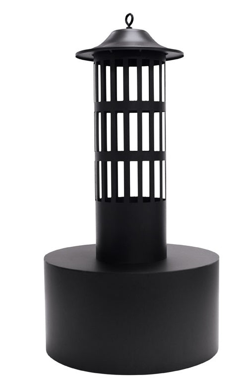 HY-C FLT Fire Log Tower, Steel, Black