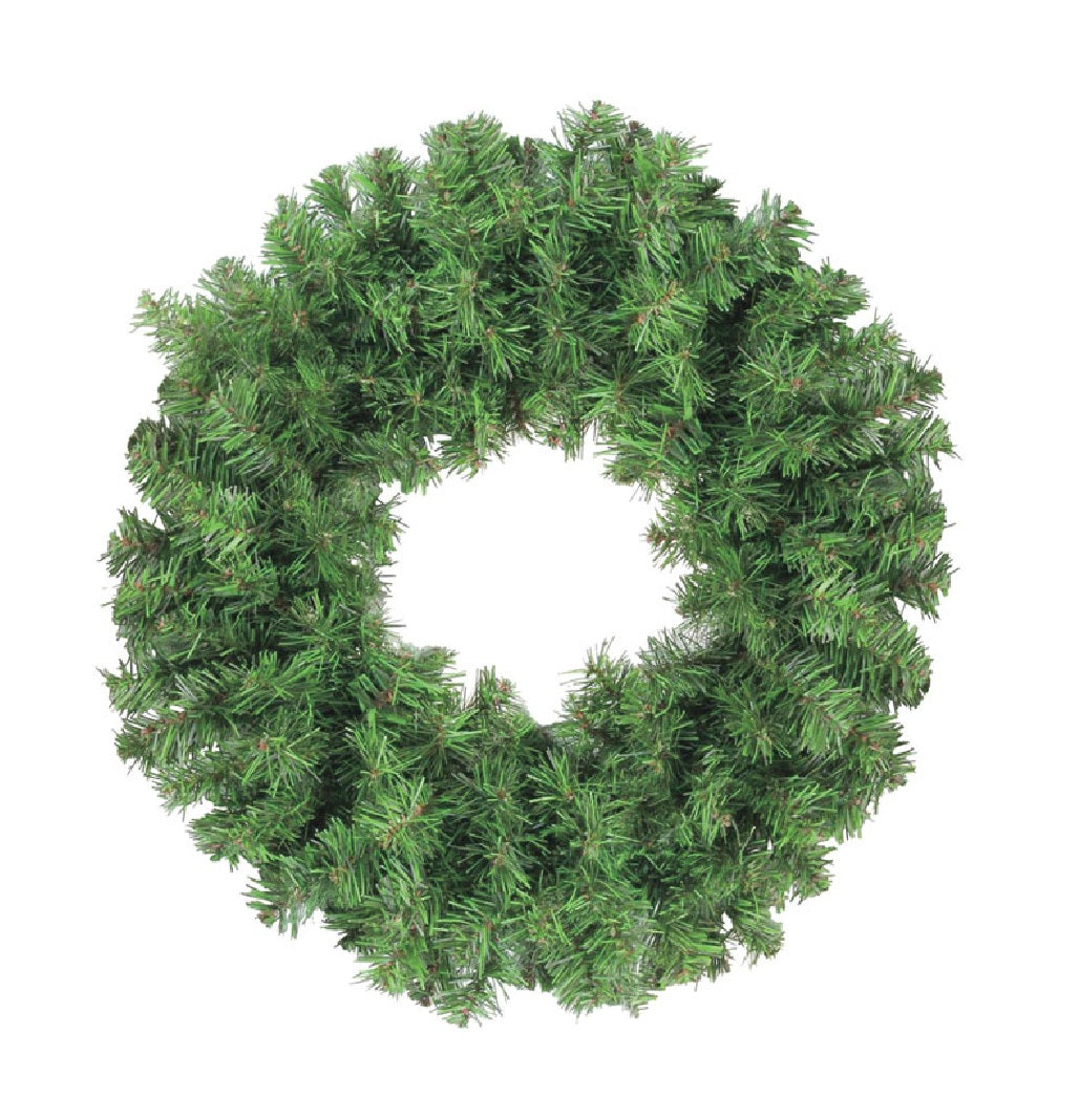 Holiday Bright Lights DFWR-24A Douglas Christmas Wreath, Green, 24"