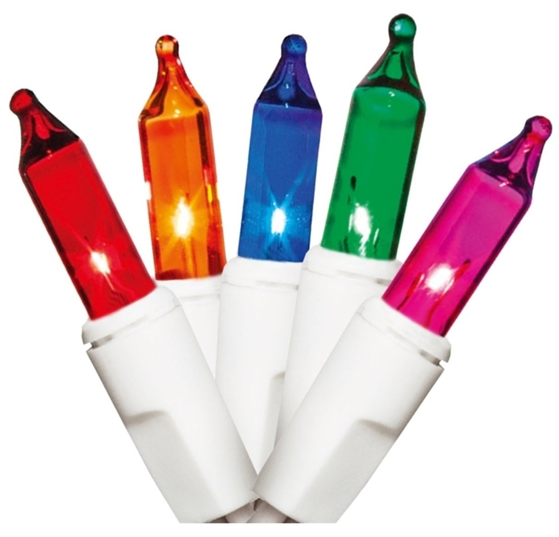 Hometown U13Y072I Holidays Mini Christmas Light Set, 100 Lights