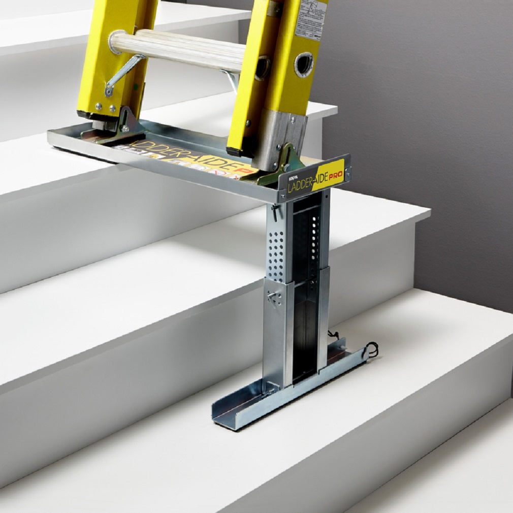 Ideal Security LAP1 Ladder-Aide Pro Adjustable Ladder Leveler, Steel