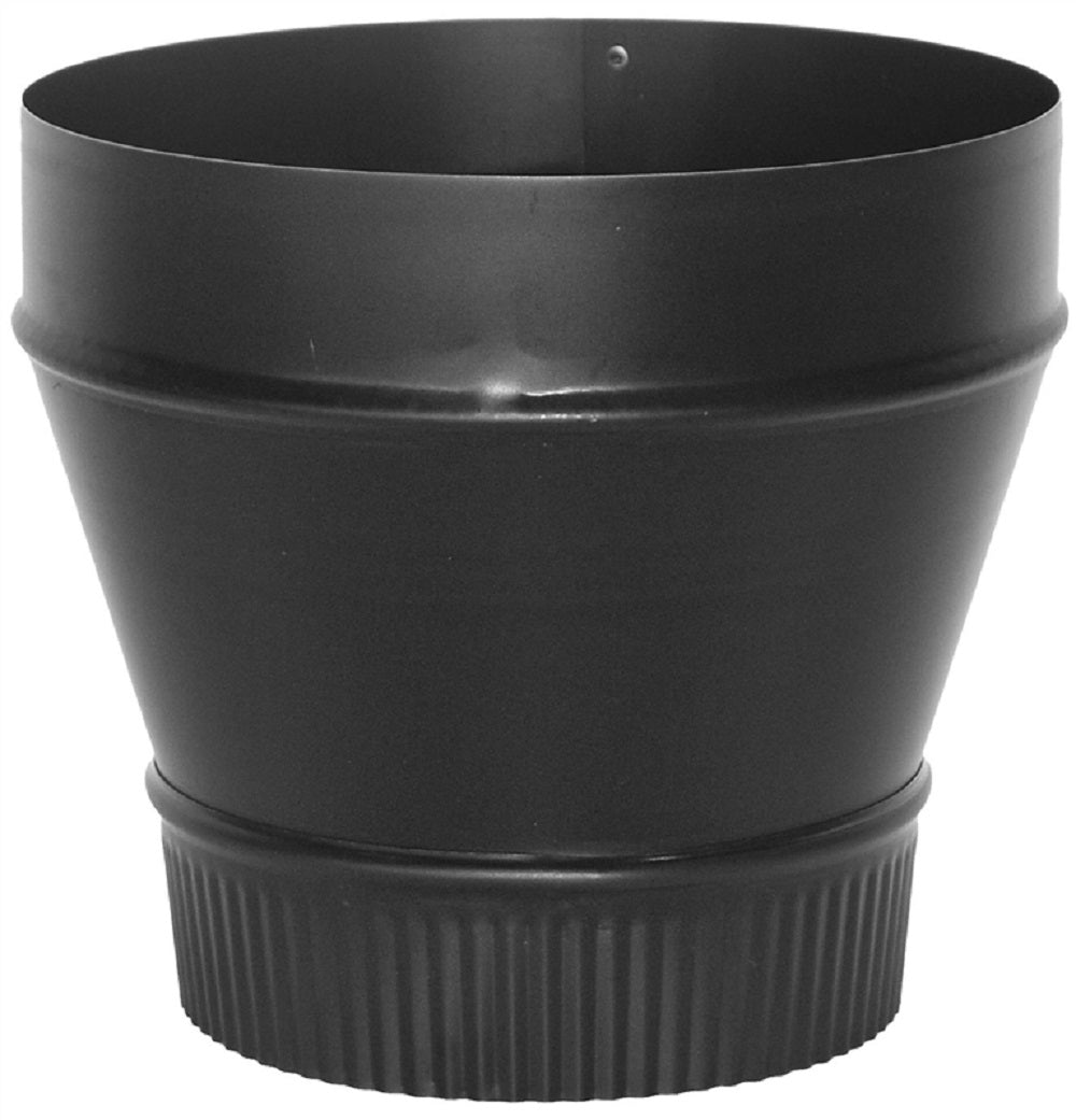 Imperial BM0079 Stove Pipe Reducer, Black, 24 Gauge