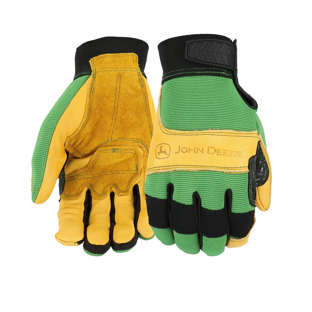 John Deere JD00009XL Men's Leather Gloves, Extra Large — LIfe and Home