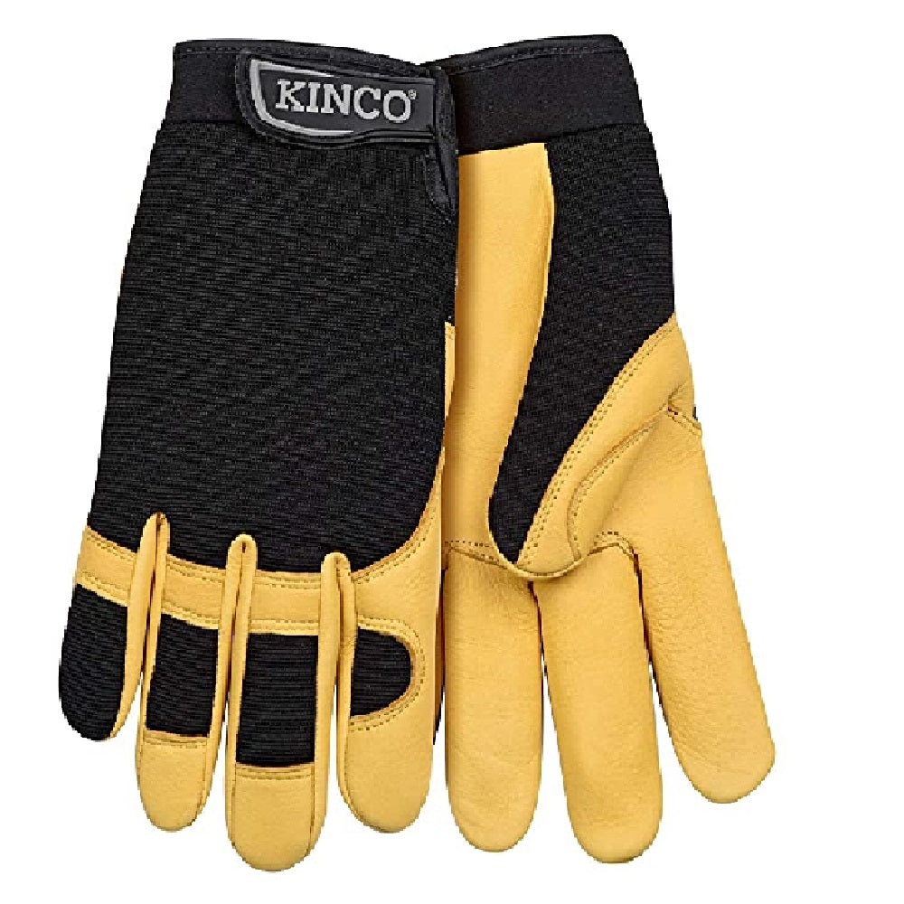 Kinco 101-XL Grain Deerskin & Synthetic Hybrid with Pull-Strap, XL
