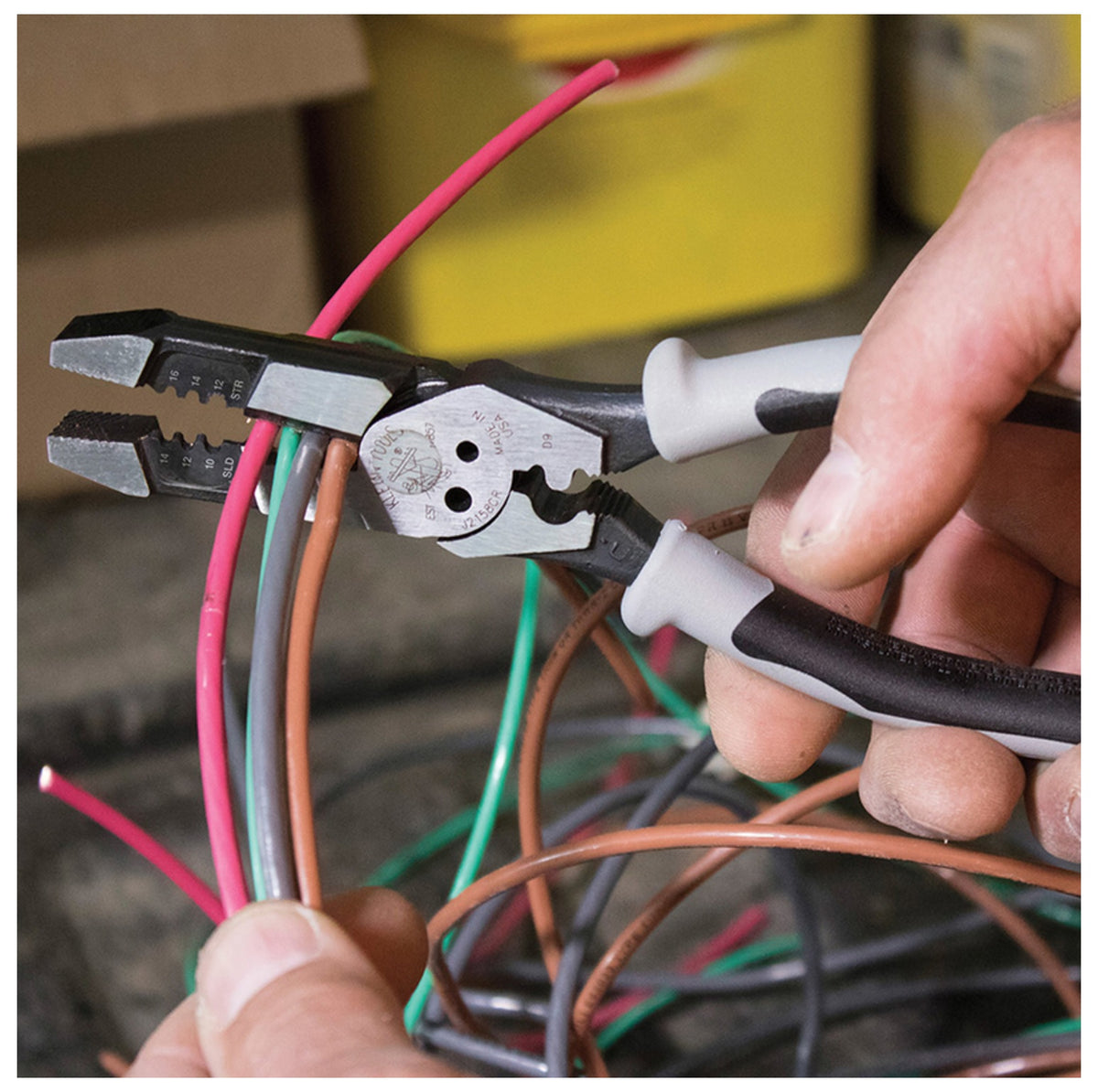 Klein Tools J2158CR Hybrid Pliers, 8"