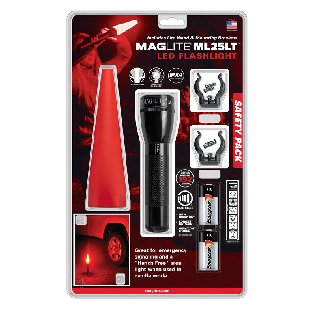 Maglite ML25LT-I201G ML25LT 2C LED Flashlight, Black