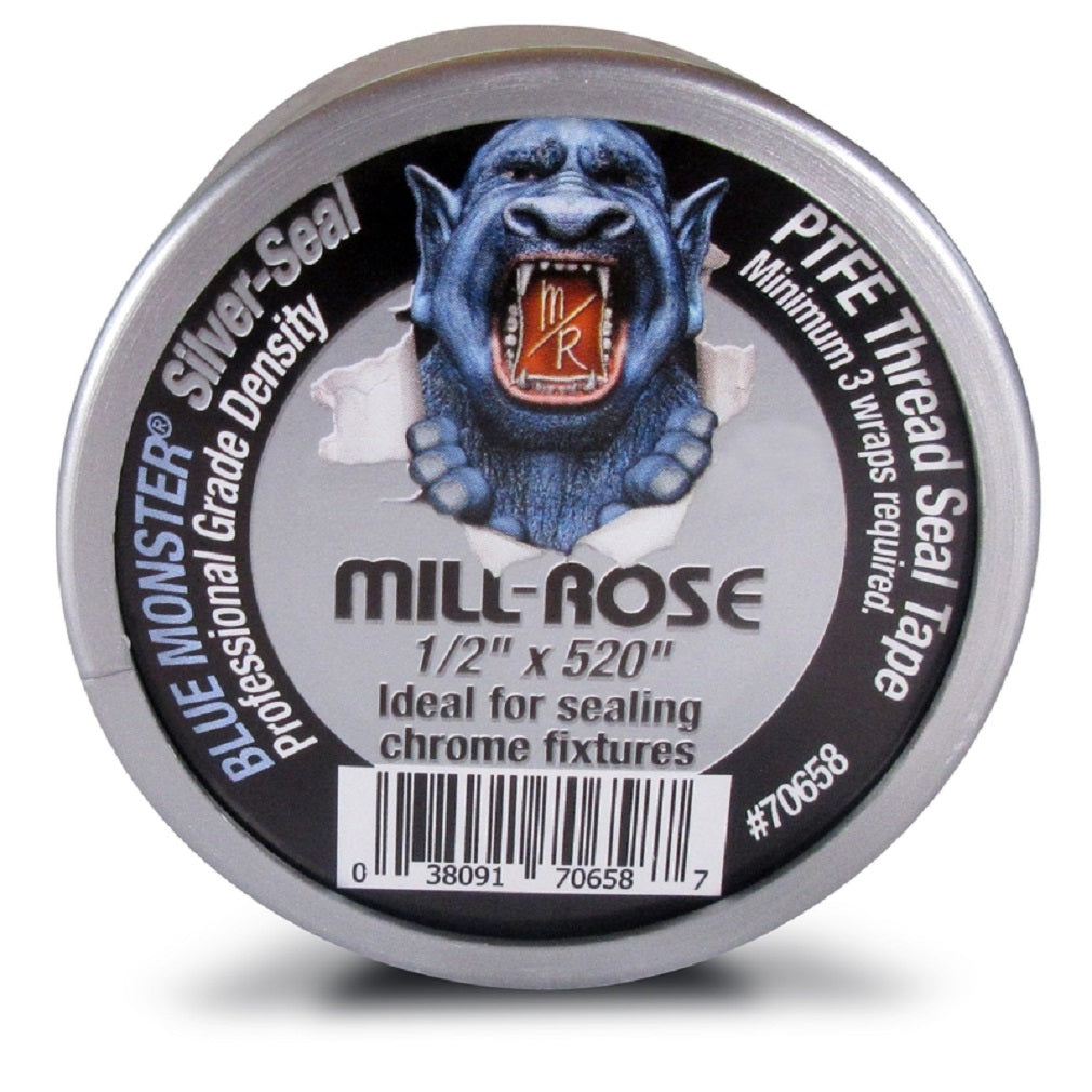 Mill Rose 70658 Blue Monster Thread Seal Tape, Silver