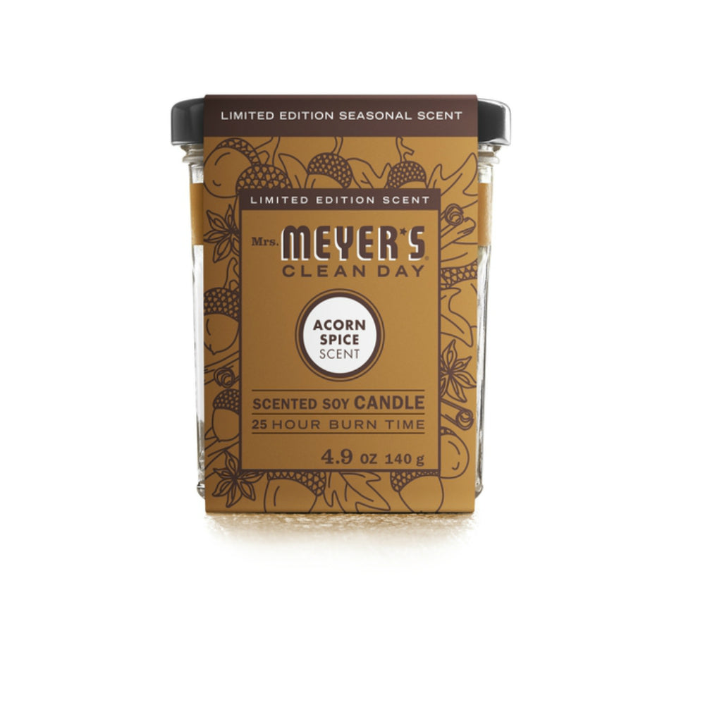 Mrs. Meyer's Clean Day 11362 Air Freshener Candle, Brown, 4.9 Oz