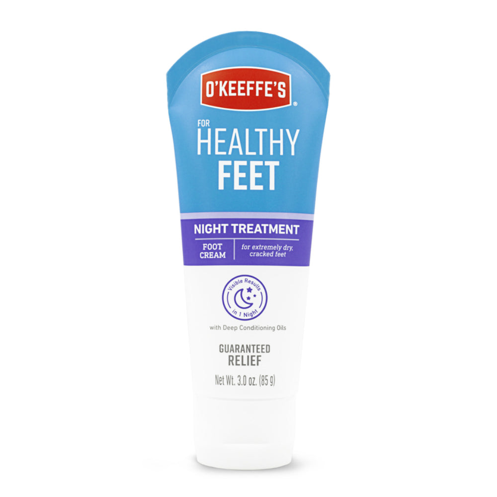 O'Keeffe's K3201502 For Healthy Feet Night Treatment Foot Cream, 3 Oz