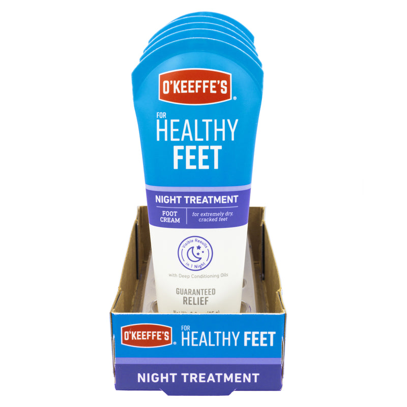O'Keeffe's K3201502 For Healthy Feet Night Treatment Foot Cream, 3 Oz