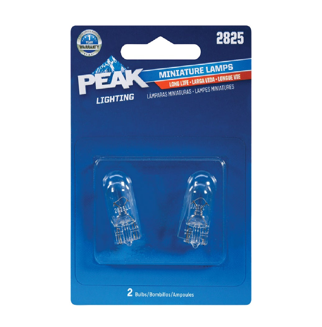 Peak 2825LL-BPP Automotive Miniature Lamp, 12 V