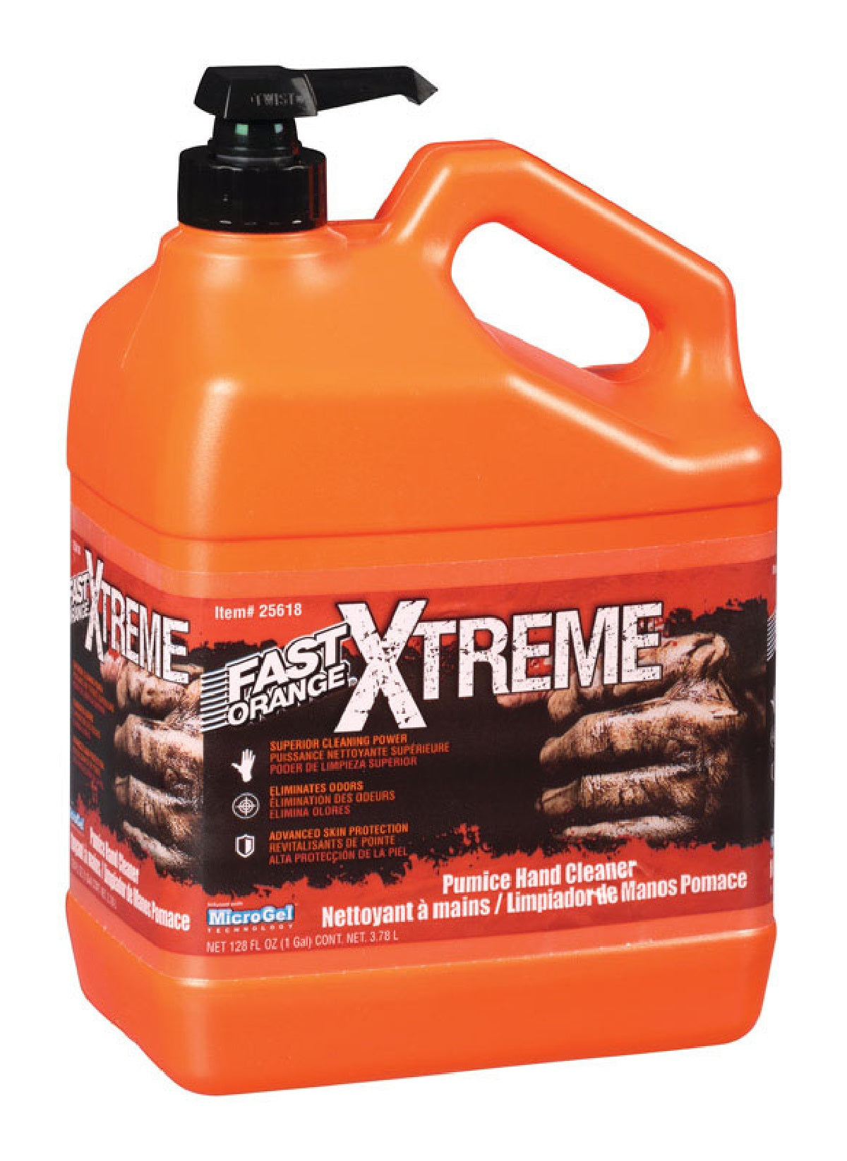Permatex 25618 Fast Orange Xtreme Hand Cleaner, 1 Gallon