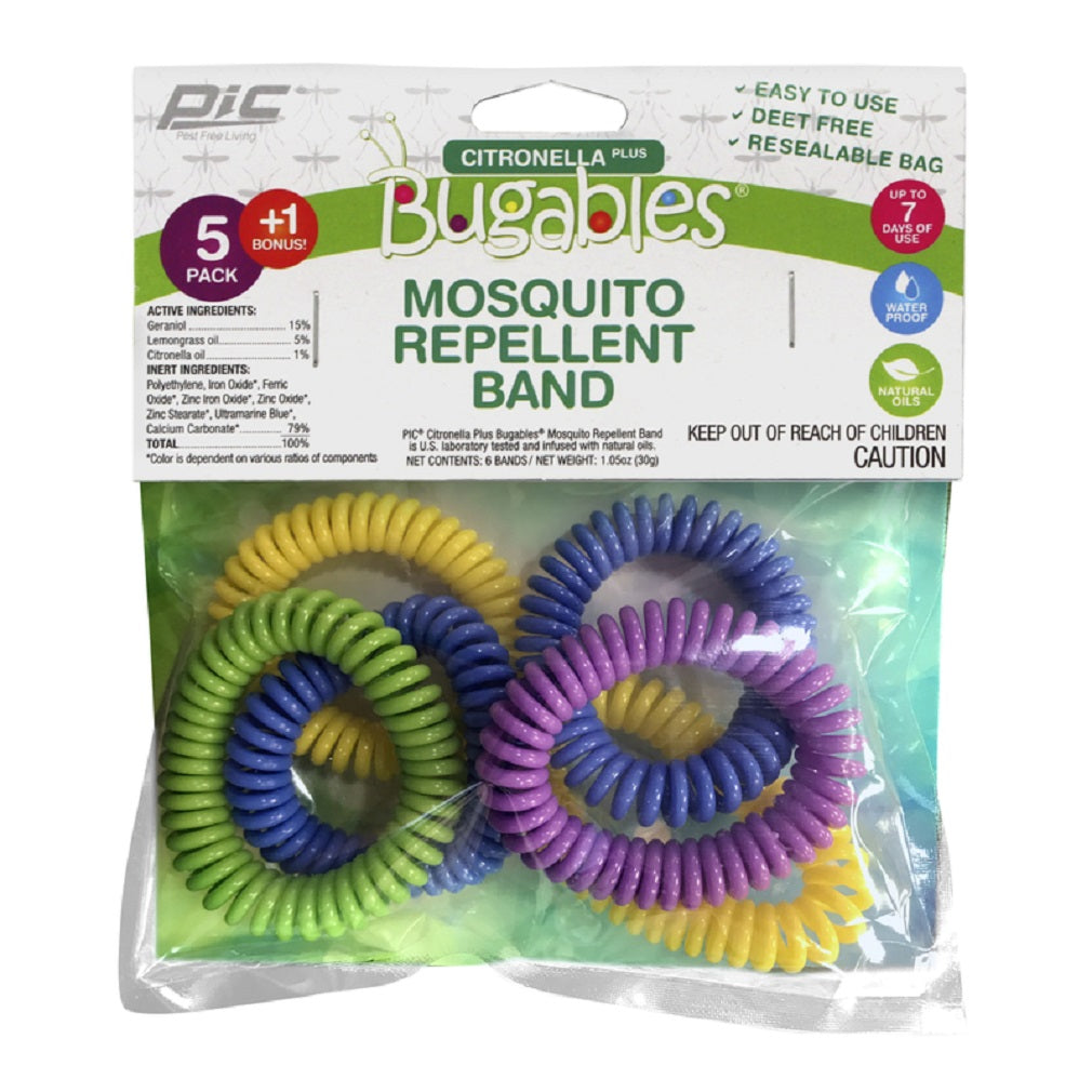 Pic 6PK-BCBTS Bugables Insect Repellent, 6 Pack