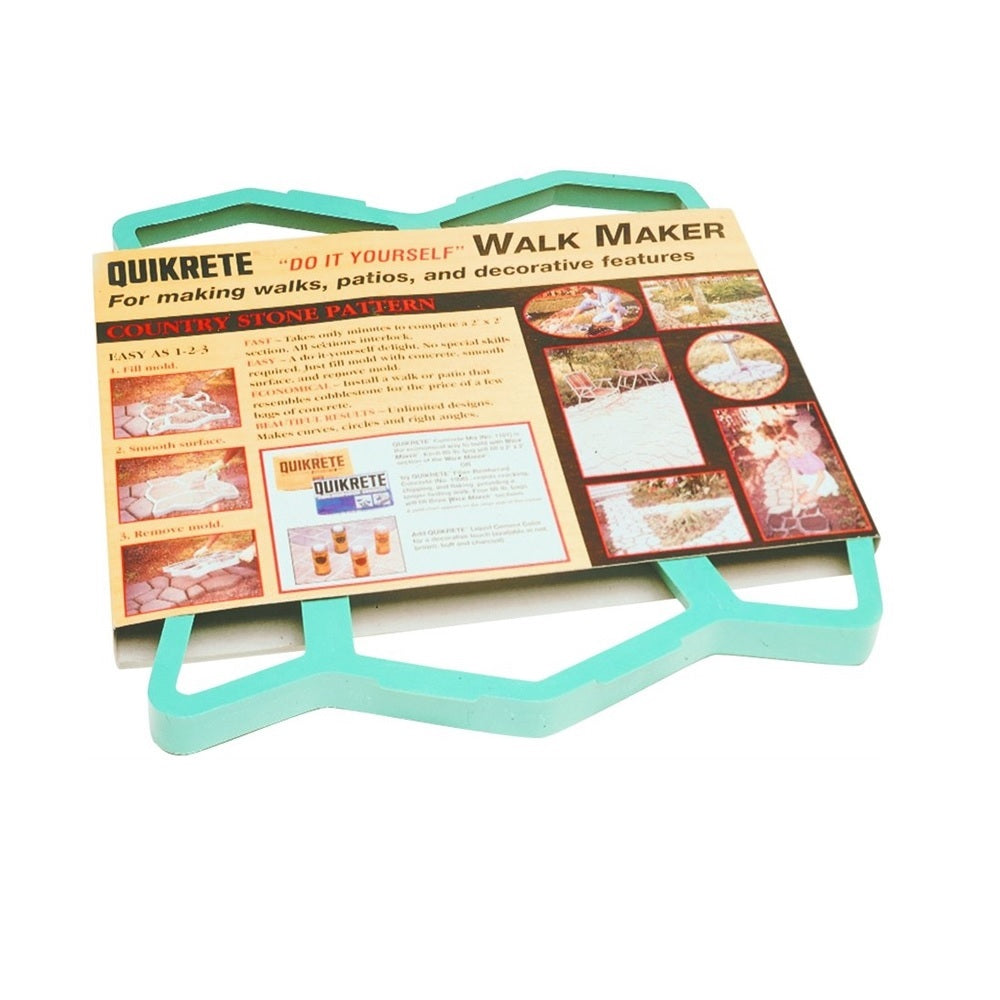 Quikrete 6921-32 Walk Maker Concrete Stone Pattern Form, Assorted Color