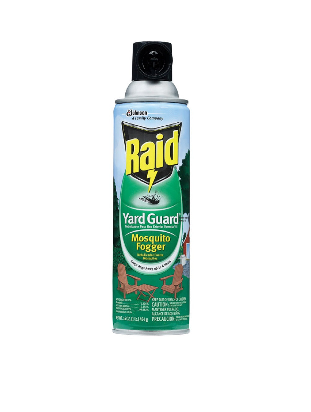 Raid 01601 Yard Guard Aerosol Insecticide, 16 Oz.