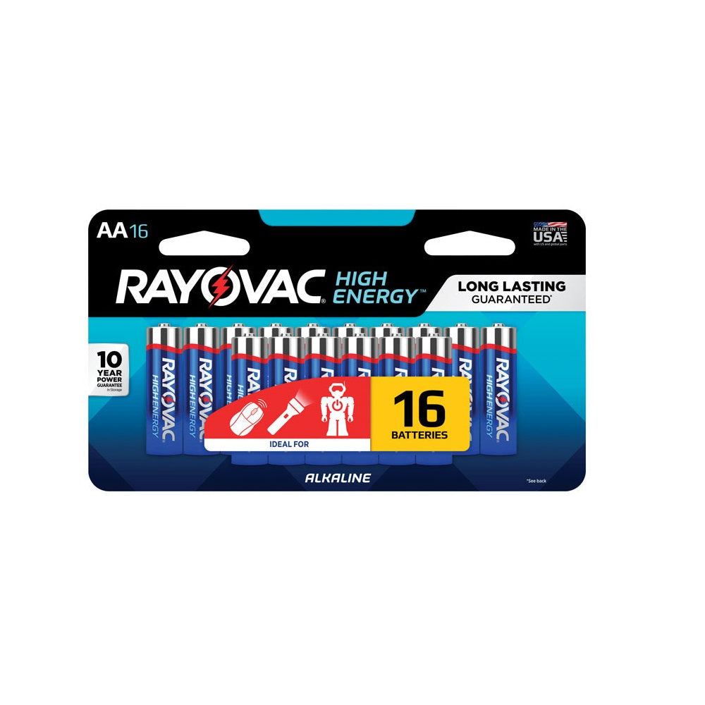 Rayovac 815-16LTK Alkaline Batteries, AA