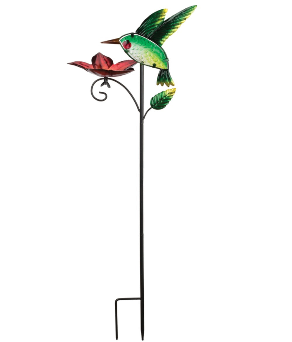 Regal Art & Gift 11974 Bird Feeder Outdoor Garden Stake, Green
