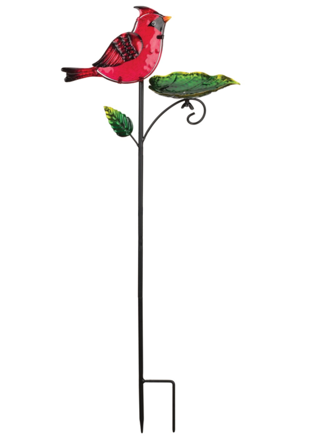 Regal Art & Gift 11972 Bird Feeder Outdoor Garden Stake, Red