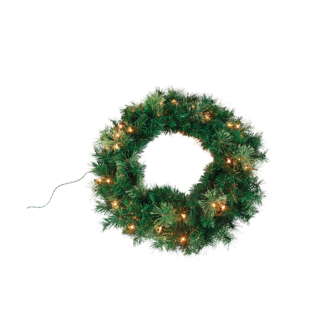 Santas Forest 81029 Ponderosa Christmas Wreath, 30" L