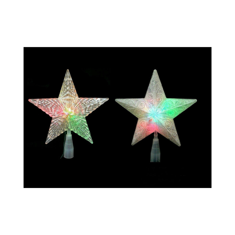 Santas Forest 19355 Christmas 5-Point Star Light, 8"