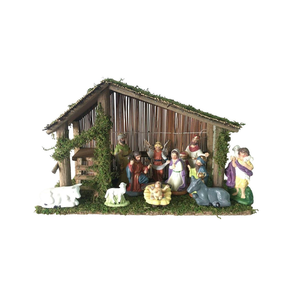 Santas Forest 89337 Christmas Nativity Set Decorations, 11"