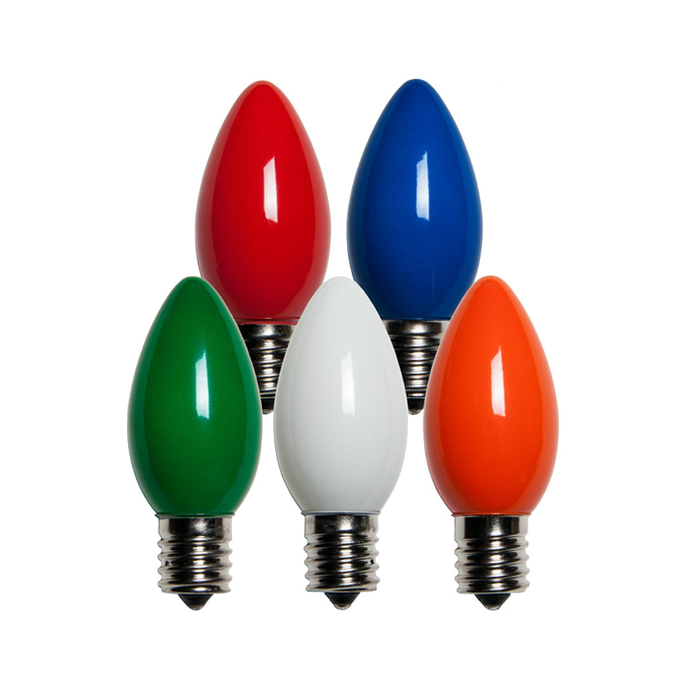 Santas Forest 19590 Christmas C9 Replacement Bulb, Ceramic Multi-Color