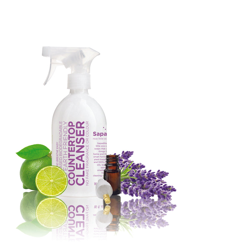 Sapadilla 1812506 Countertop Cleanser Spray, Sweet Lavender & Lime, 16 Oz