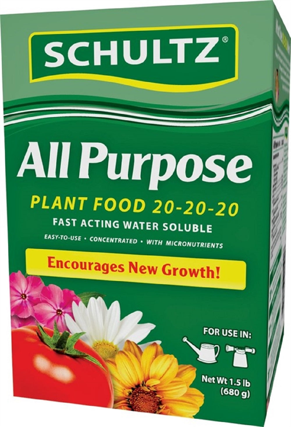 Schultz SPF70680 All Purpose Water Soluble Plant Food, 20-20-20, 1.5 Lbs