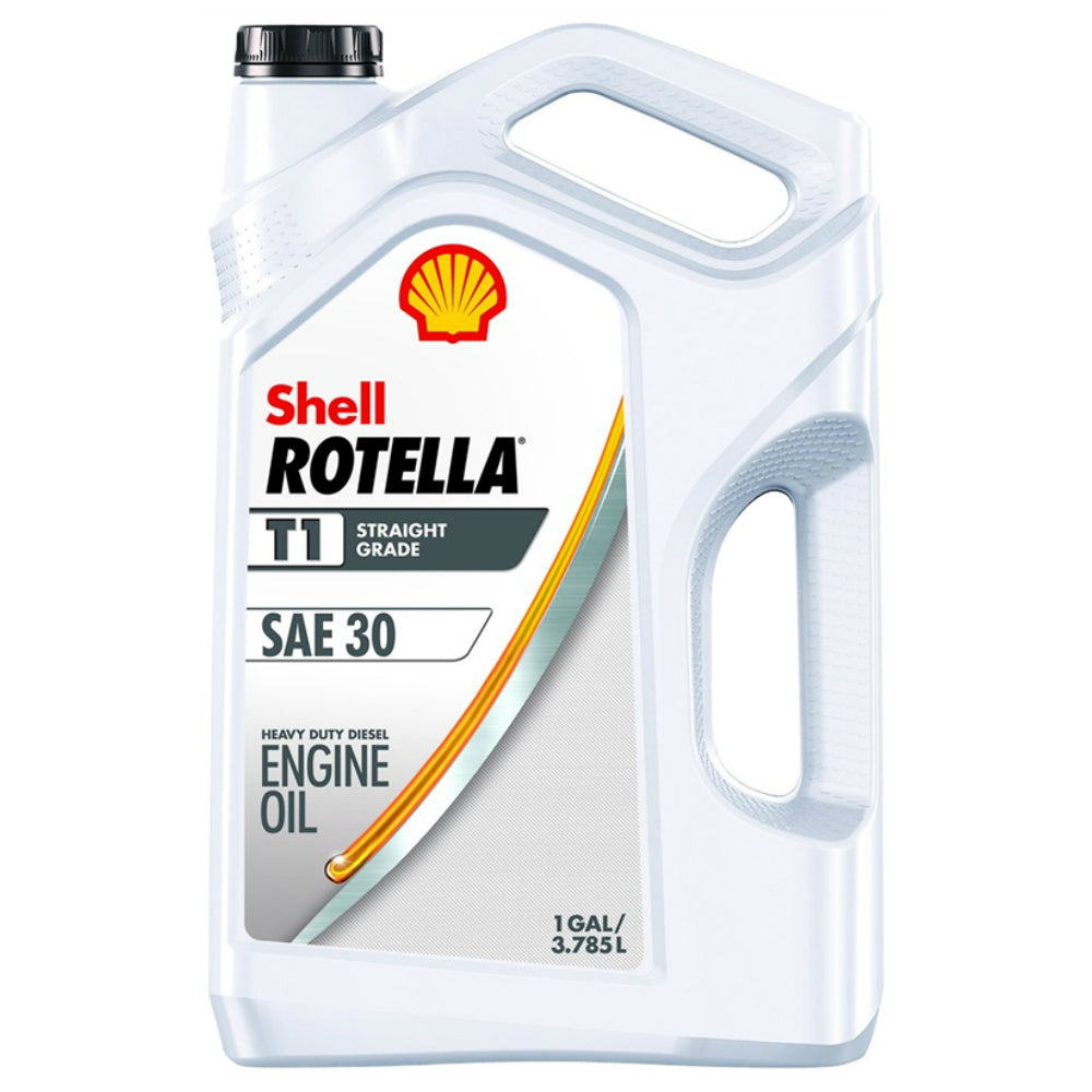 Shell Rotella 550054449 T1 Engine Oil Amber, 1 Gallon