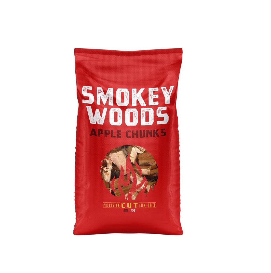 Smokey Woods SW-10-10-350 Apple Wood Smoking Chunks, 350 cu in
