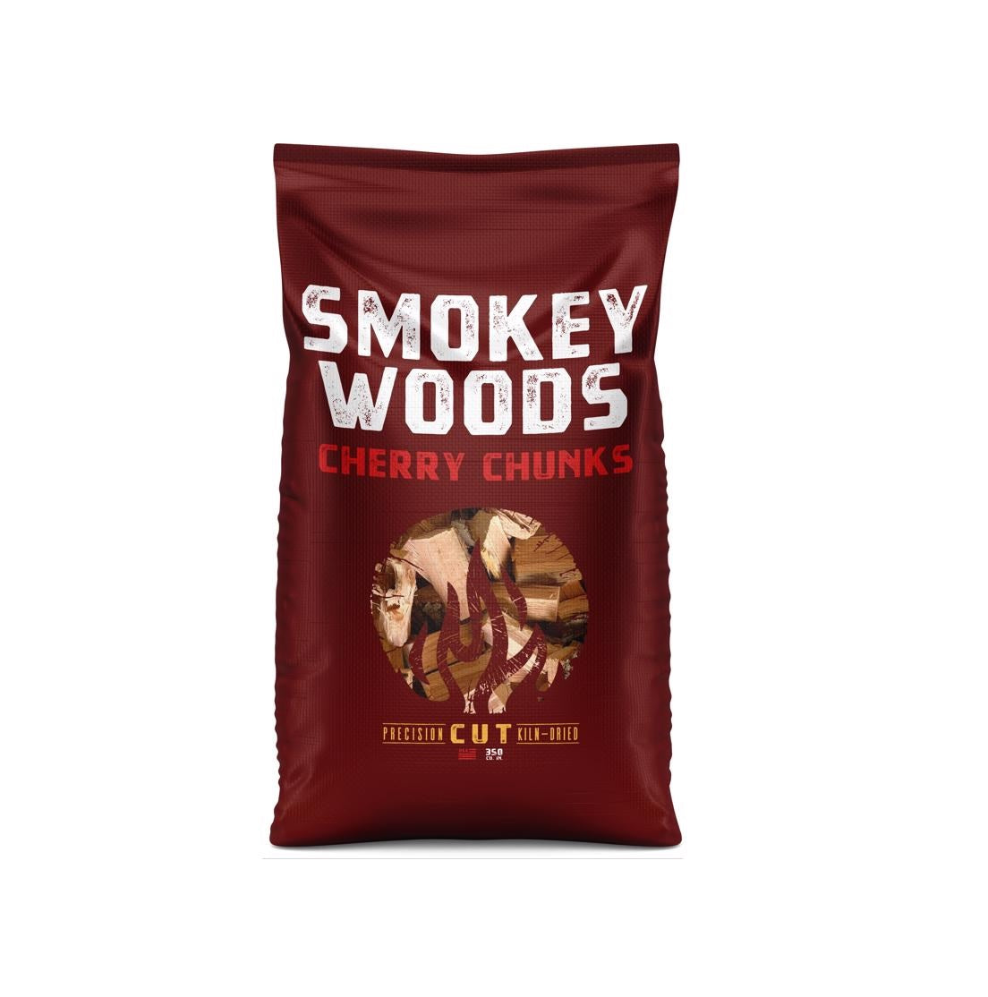 Smokey Woods SW-10-15-350 Cherry Wood Smoking Chunks, 350 cu in