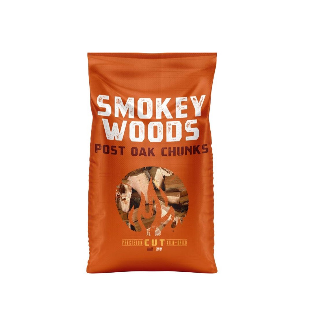 Smokey Woods SW-10-45-350 Post Oak Wood Smoking Chunks, 350 cu in